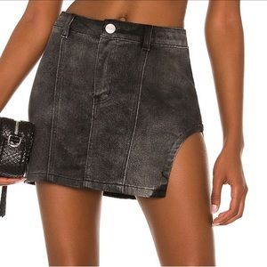 Revolve Superdown Abbey Slit Mini Skirt